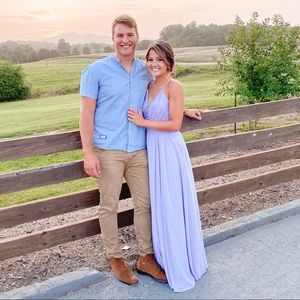 Kennedy Blue Violet Bridesmaid Dress